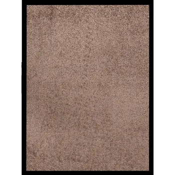 Rohožka Vstupní rohožka velurová polypropylenová 40x60 cm, hnědá