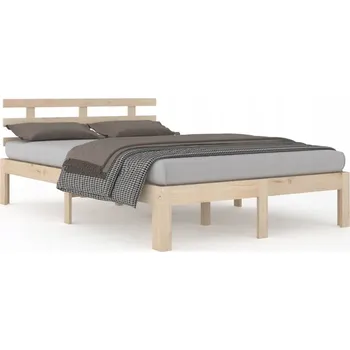 Postel Dřevěná dvoulůžková postel G02V 140x200 dub