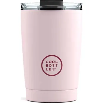 Termohrnek Nerezový termohrnek Cool Bottles pastel pink, 330 ml