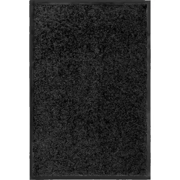 Rohožka Protiskluzová rohožka z polyamidu, černá, 60x40 cm, PVC