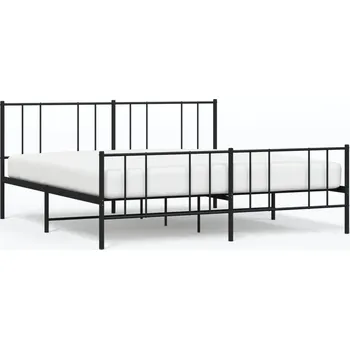 Postel Dvojlůžková kovová postel G04V 80x200 černá