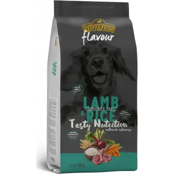 Krmivo pro psa Suché krmivo pro psy Divinus FLAVOR Jehněčí a rýže 18 kg