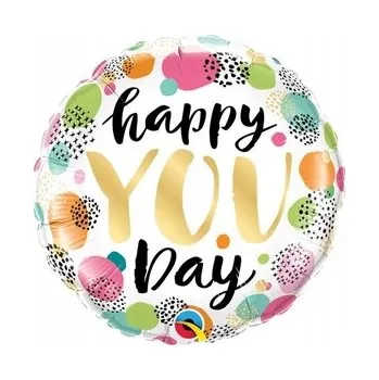 Balónek Foliový balónek Qualatex Happy You Day 18 palců