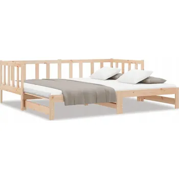 Postel Dřevěná postel G04V 90x200 dub