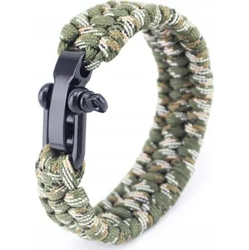 Náramek Paracordový náramek pro přežití Rock Sparta Pánský Náramek