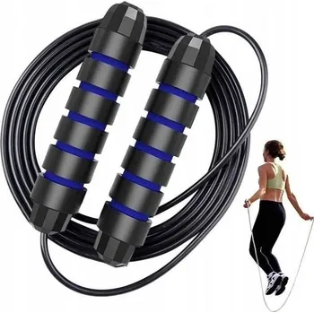 Švihadlo Boxerské Švihadlo s ložisky, trénink modré, nastavitelné