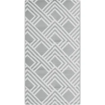 Koberec Koberec ARAKIL oboustranný, UV odolný, šedý, 80 x 150 cm