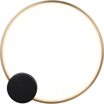 Nástěnné svítidlo MODERNÍ ČERNÉ A ZLATÉ NÁSTĚNNÉ SVÍTIDLO EYE 30 cm