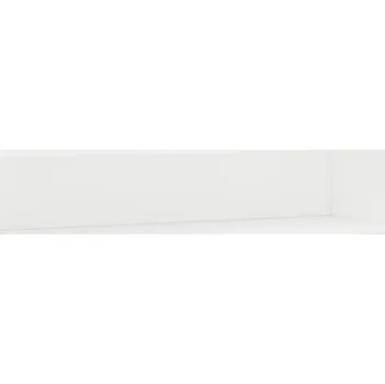 Televizní stolek TV stolek s otevřenou přihrádkou, bílý, 100x40x40 cm