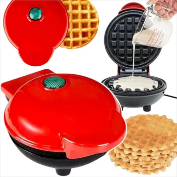 Vaflovač MINI VAFLOVAČ STROJ NA VAFLE SILNÝ ELEKTRICKÝ 350W TOPOVINKA