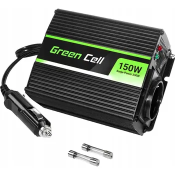 Měnič napětí Měnič Napětí napětí Green Cell 150W černý