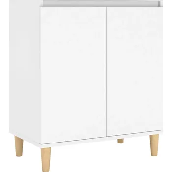 Knihovna Skandinávská knihovna, bílá, 60 x 35 x 70 cm, MDF