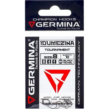 Rybářský háček Háčky na položenou, plavanou, s protihrotem Germina Idumezina 10 ks