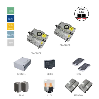 Pohon brány SFABKit2024BD sada pro dvoukřídlou bránu do 2,3 m/křídlo