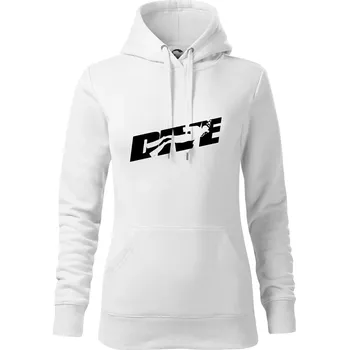 Dámská mikina Dive potápěč - Mikina dámská Cape s kapucí - S ( Bílá )