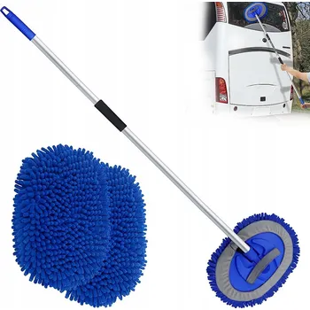 Mycí kartáč na vozidlo 160CM KARTÁČ NA MYTÍ AUTA S TELESKOPICKOU RUKOJETÍ MULTIFUNKČNÍ