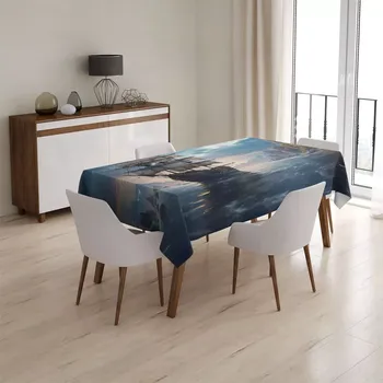 ubrus Sablio Ubrus Plachetnice mezi skalami - 90x90 cm