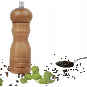 Kuchyňský mlýnek Dřevěný mlýnek na pepř 14 cm