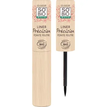 Přípravek na oči SO’BiO étic Tekuté oční linky BIO - 01 černá (3 ml) - zvýrazní vaše oči