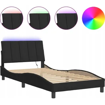 Postel Čalouněná postel G04V 100x200 černá