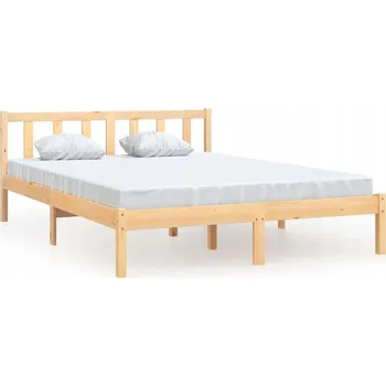 Postel Dřevěná manželská postel G04V 200x200 dub