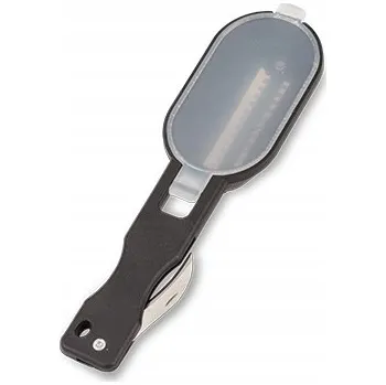 Kuchyňská škrabka Škrabka na ryby NAVA ocelová škrabka na šupiny s nádobkou ACER 20 cm