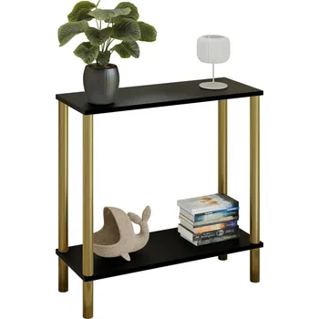 Toaletní stolek Nábytek PEGAS s.r.o. Konzole Claro 80x30 cm - různé barvy na výběr - černá MiniPearl, Zlatá