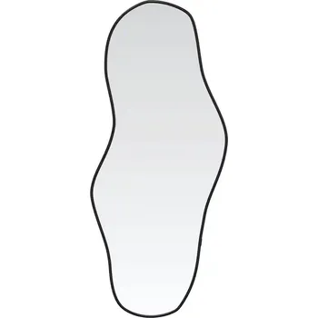 Zrcadlo Zrcadlo Nástěnné s Rámem z PVC, Černé, 70 x 30 cm, Tloušťka Skla 4 mm