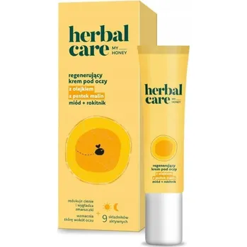 Pleťový krém Herbal Care Regenerační oční krém s olejem z malinových semínek, medem a rokytníkem