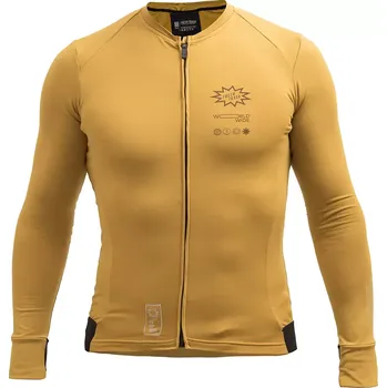 cyklistický dres FT MEN’S SIGNATURE THERMO JERSEY MUSTARD velikost L