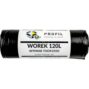 Pytle na odpadky PYTLE NA ODPADKY ČERNÉ SILNÉ A ODOLNÉ SILNÉ 120 L 10 KS