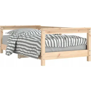 Postel Dětská postel z masivního borovicového dřeva 147,5x76x46 cm