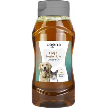 Lněný olej 500 ml pro psa kočku na kůži a srst