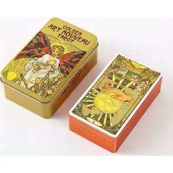 Tarotové karty Golden Art Nouveau Tarot 78 kusů