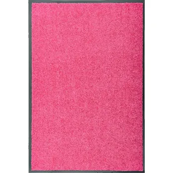 Rohožka Protiskluzová rohožka z polyamidu růžová 90x60 cm, PVC
