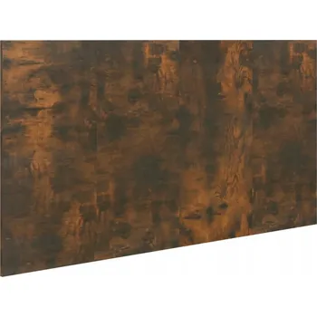 Elegantní Čelo Postele z Materiálu na bázi Dřeva, Kouřový Dub, 1