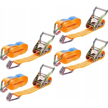 autokoberec Upevňovací kurtna s ráčnou pro odtahovku UNITRAILER 4M/25MM/1T TUV