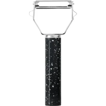 Kuchyňská škrabka Škrabka na zeleninu REDO 15 cm, černá, nerezová ocel, RIG-TIG