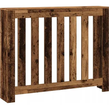 Radiátor Kryt na radiátor s poličkou, dřevěný materiál, 104x20x82 cm