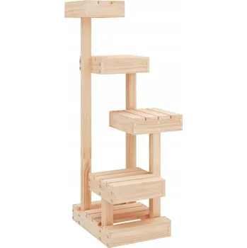 Pro kočky z masivního borovicového dřeva, 45,5 x 49 x 103 cm