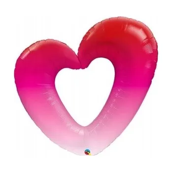 Balónek Fóliový balónek Qualatex srdce 106 cm (42")