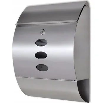 Poštovní schránka Poštovní schránka s vhozem a prostorem na noviny G03V šedá