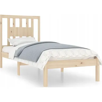 Postel Rám postele z masivního borovicového dřeva 205,5 x 96 x 100 cm