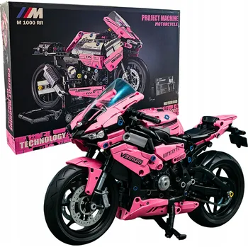 ostatní stavebnice Profesionální sada stavebnicových kostek pro sestavení motorky, závodního motocyklu