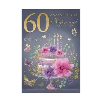 Obraz Přání k 60. narozeninám - formát A5