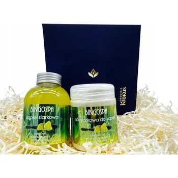 BINGOSPA Dárková Sada Sirná Koupel + Sirná Sůl do koupele