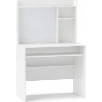 Obdélníkový psací stůl Costway 89 x 50 x 138 cm bílý