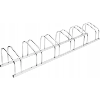 stojan na kolo Pozinkovaný Stojan na Kola s Funkcí Proti Krádeži, 163,5x33x26 cm