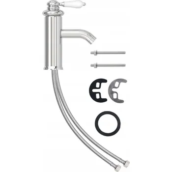 Vodovodní baterie Umyvadlová baterie mosazná chromovaná 130x180 mm