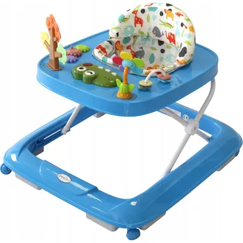 Dětské chodítko Klasické chodítko BabyStar modré se zvuky, od 6 měsíců + nastavitelná výška